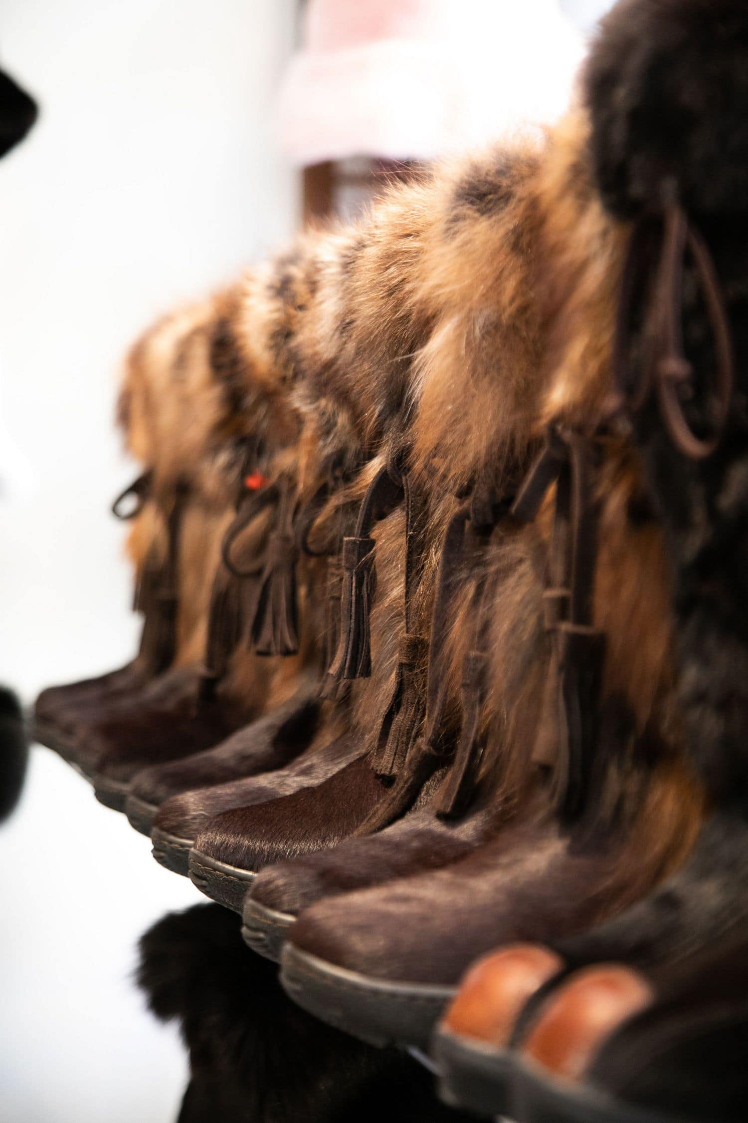fur boots