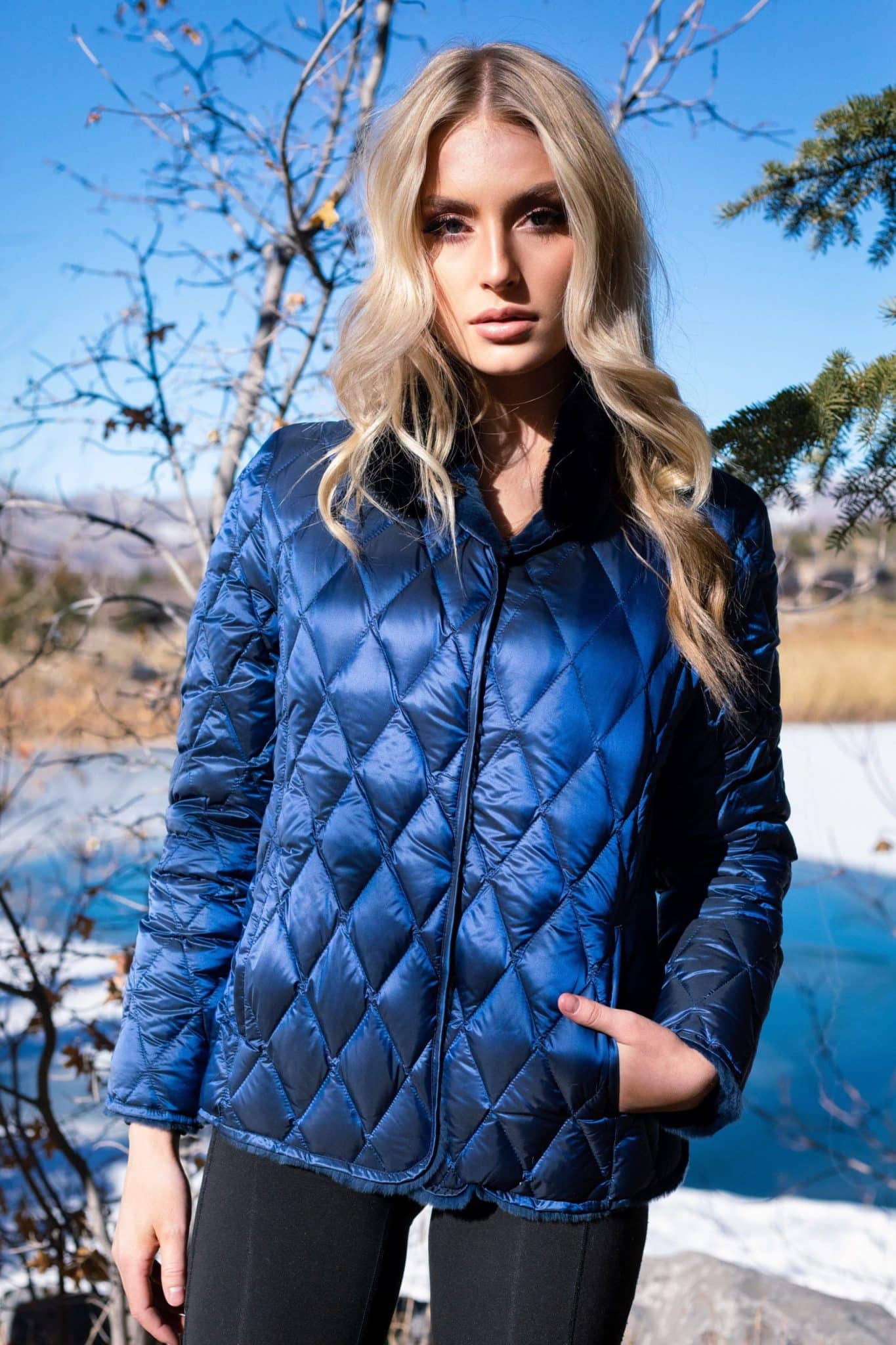 Ultra Light Weight Plucked Mink Reversible To Italian