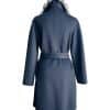 Loro Piana Cashmere with Chinchilla Trim rear view