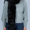 long black scarf on woman