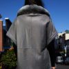 The Galiva - Reversible South West African Astrakhan Coat - Grigo - Reverse side out - Back