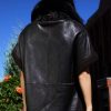 The Galiva - Reversible South West African Astrakhan Coat - Marrone - Reverse side out - Back