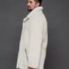 The Rebel reversible merino lamb shearling coat - whiskey - fur-side out - side