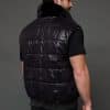 The Thomas reversible mink puffer vest - back