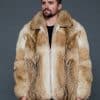 The Ryan coyote bomber jacket - Natural - front