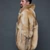 The Ryan coyote bomber jacket - Natural - side