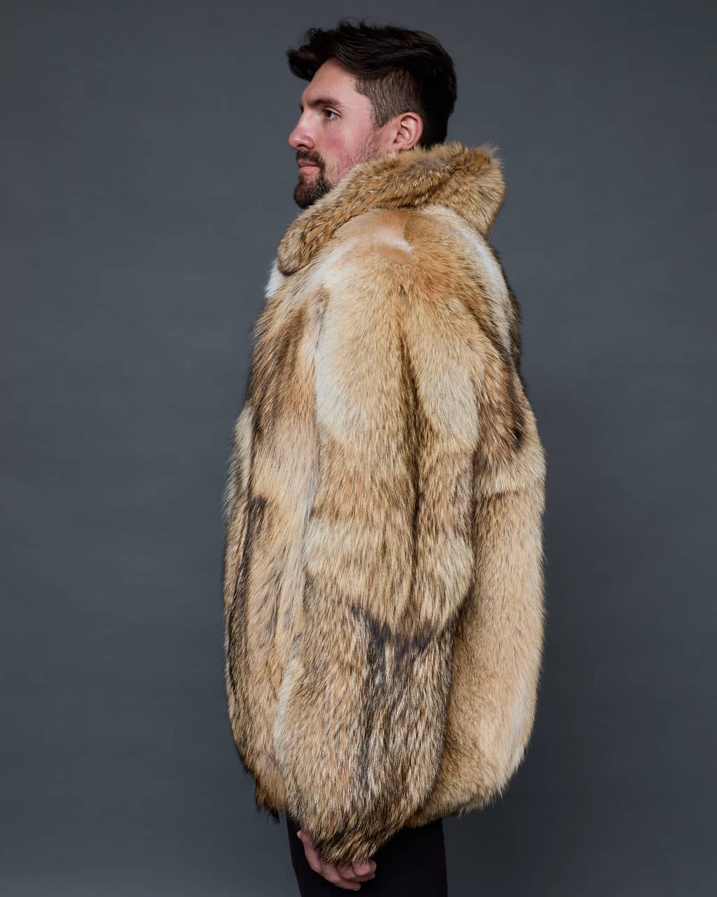 The Ryan coyote bomber jacket - Natural - side