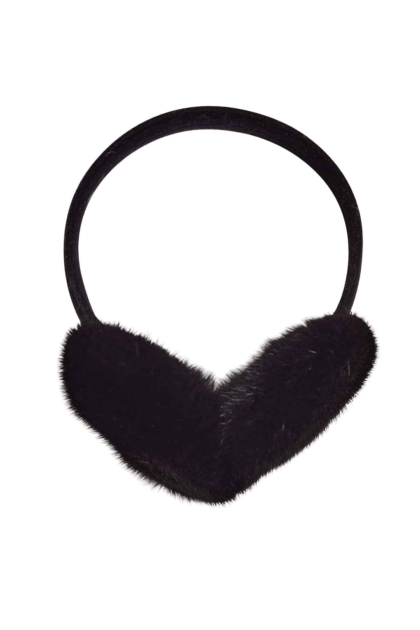 black earmuffs against a white background