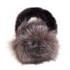 black and grey earmuffs against a white backdrop