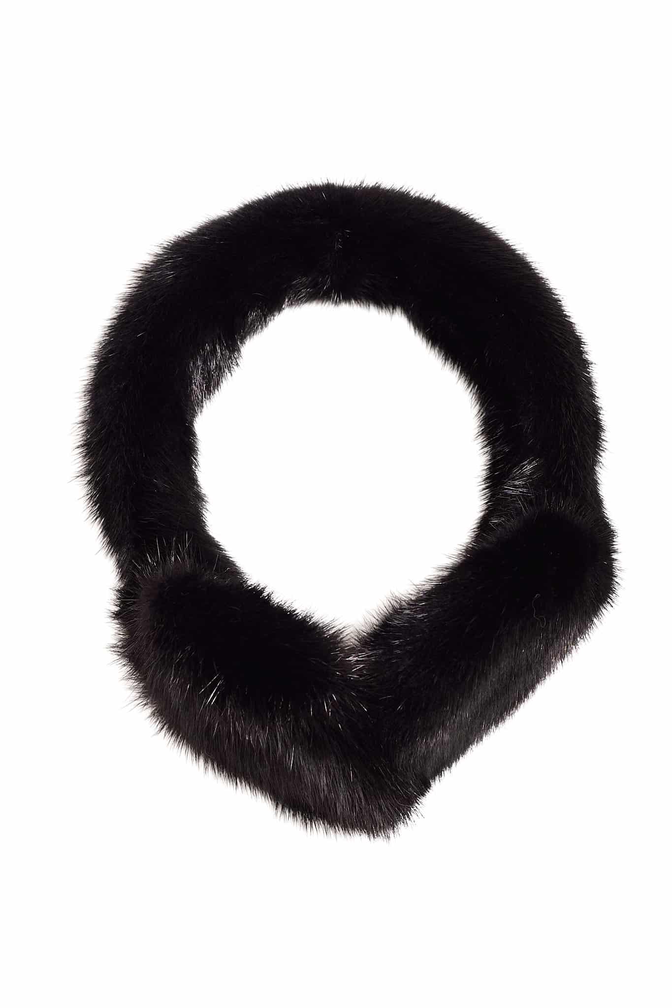 black earmuffs against a white background