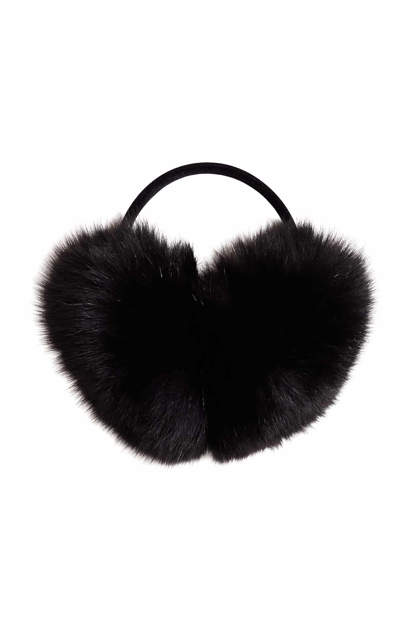 black earmuffs against a white background