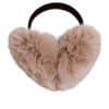 beige earmuffs against a white background