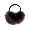 brown earmuffs against a white background