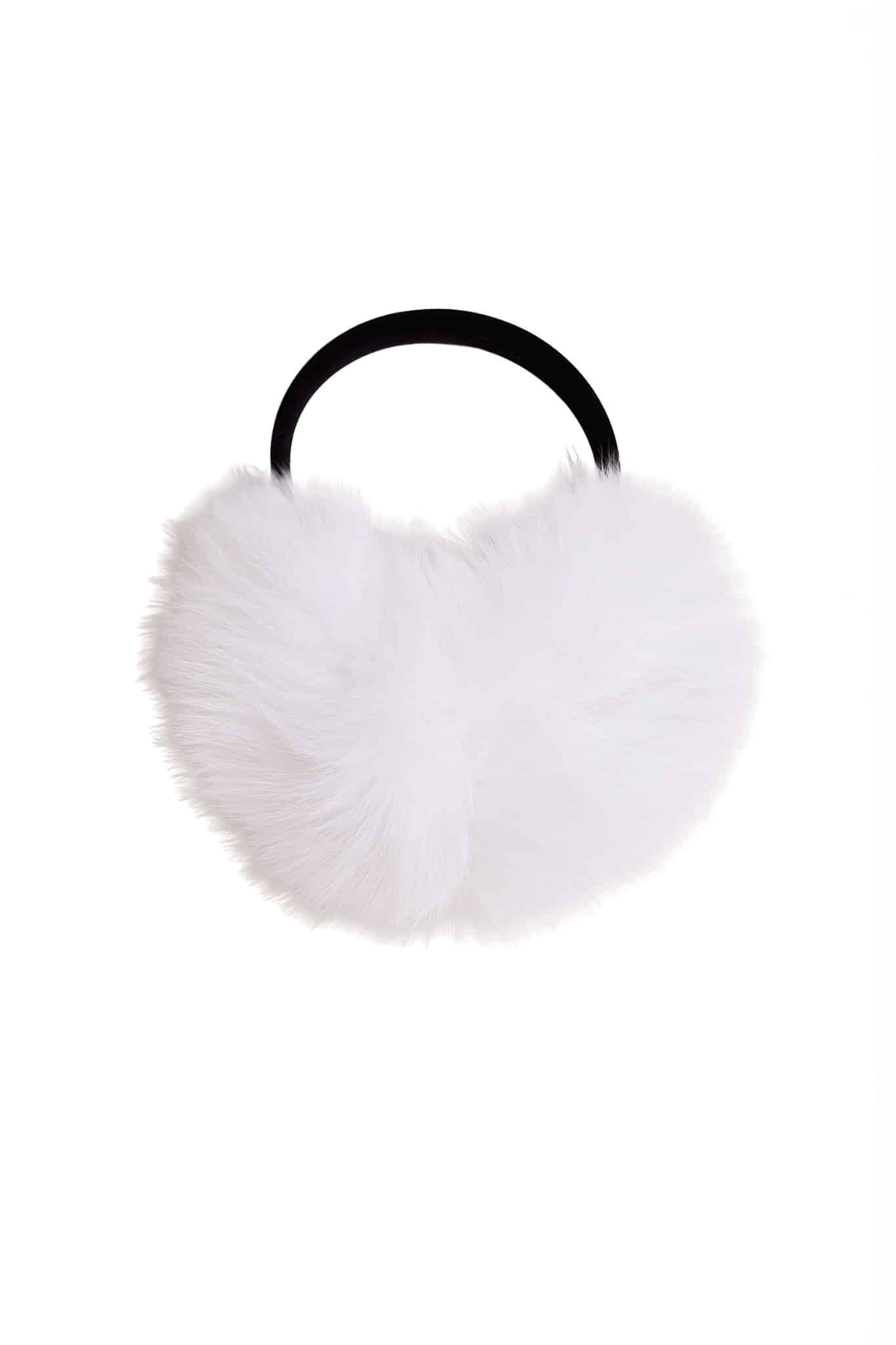 white earmuffs against a white background