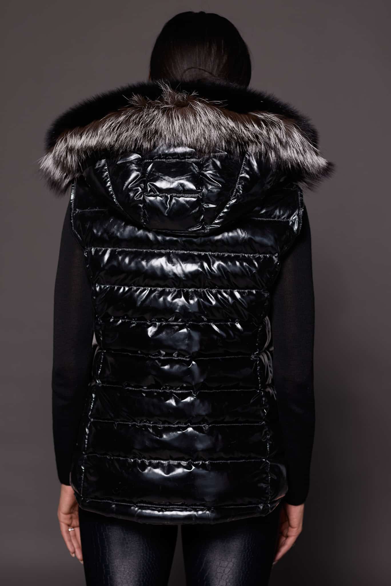 ALMA REX VEST BLACK BACK